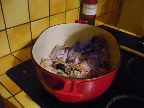 Mon faisan sauté à la bière