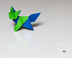 origami fox (peterpaul forcher)