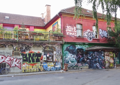 Le quartier des Alternatifs  à Ljubljana en Slovénie (photos)