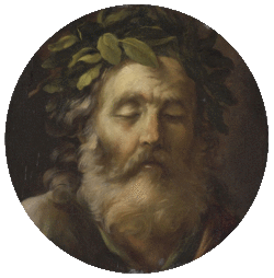 Portrait du poète Homère par Pier Francesco Mola 