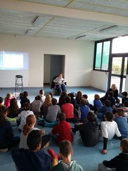 Témoignage à l'école primaire Bruyère de Cholet 10/11/16