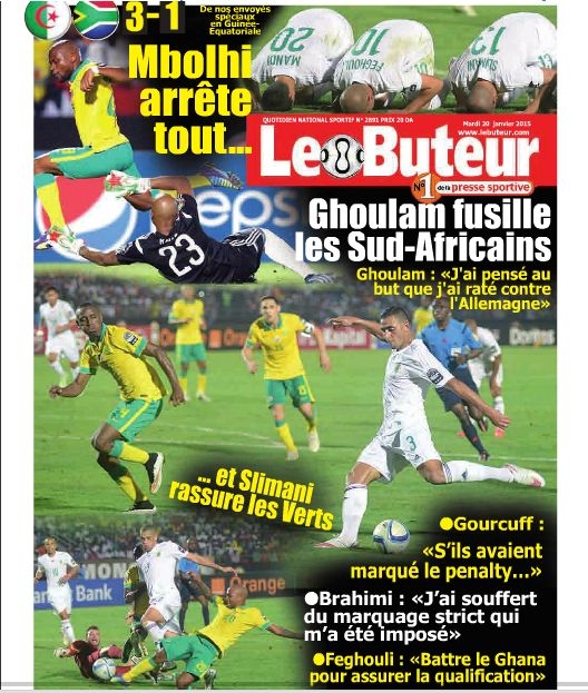 Lundi 19.01.2015  EN-Afrique du Sud 3-1 CAN 2015