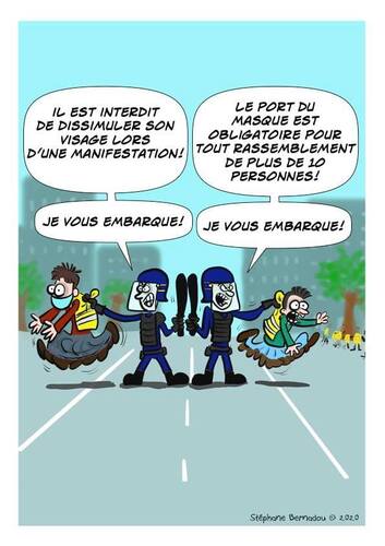 L'humour  grinçant du   dimanche !