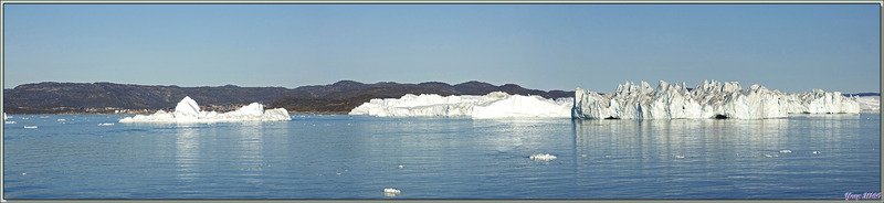 L'adieu à Ilulissat, nous continuons vers le sud pour le dernier jour de cette croisière et demain ce sera Evighedsfjorden - Groenland 