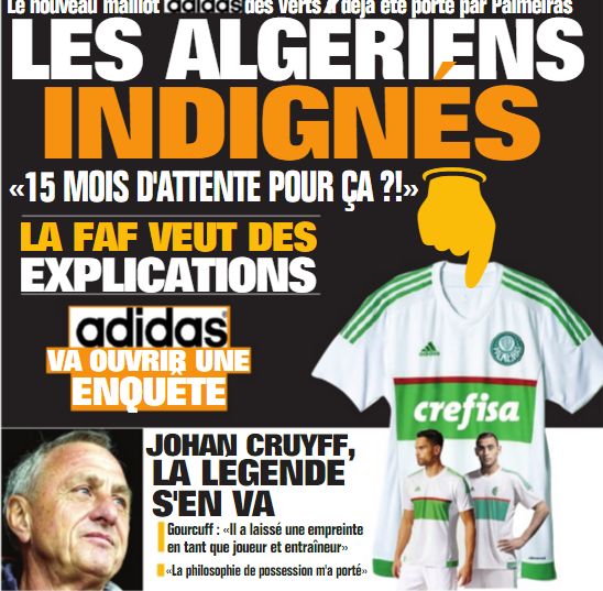 Maillot de l'EN l'arnaque