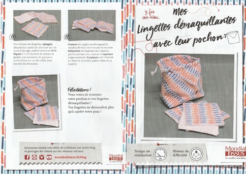 pochon origami et tuto