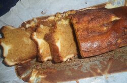 Cake au potimarron bicolore