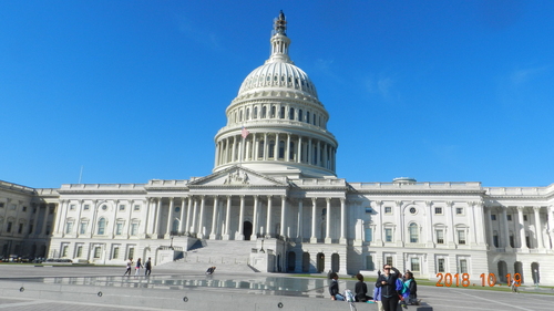 hé oui re Washington et sa visite intérieur 