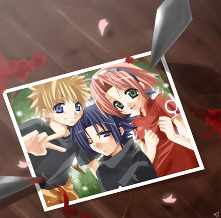 Naruto, Sasuke et Sakura