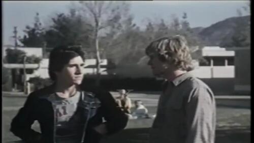 Paul Carafotes dans le film "Choices"datant de 1981.