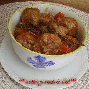 BOULETTE DE BOEUF À L'ITALIENNE