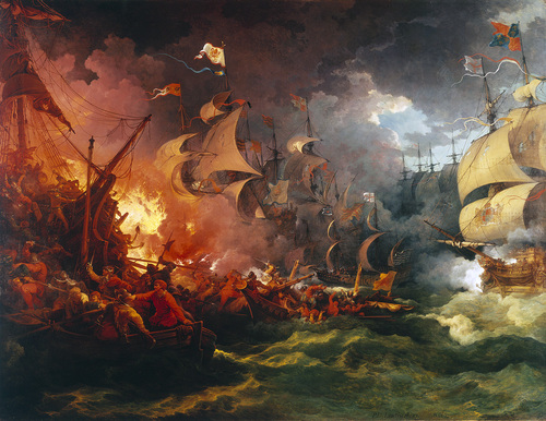 Peindre les batailles navales : L'Invincible Armada
