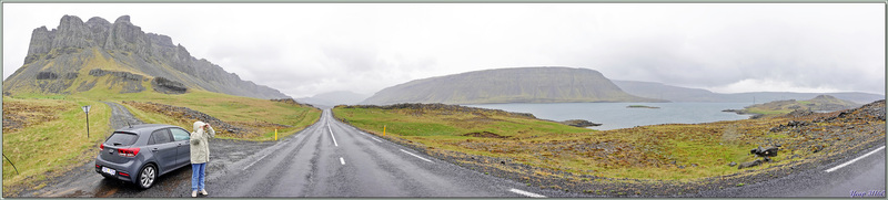 08/06/2023 : sur la Route 47 "Síldarmannagötur" - Fjord Hvalfjordur - Islande