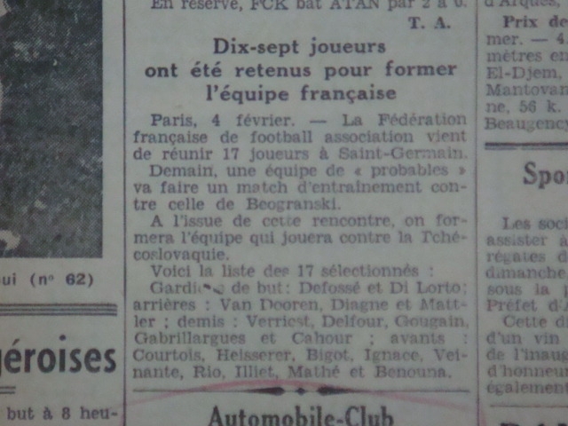 benouna en équipe de france