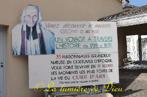 Ars sur Formans, Historial du saint curé d'Ars