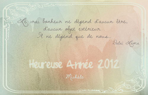 Bonne et Heureuse Année 2012