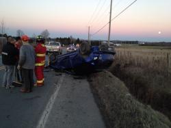Accident de la route à Lambton