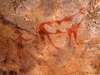 Peintures rupestre dans le Hoggar