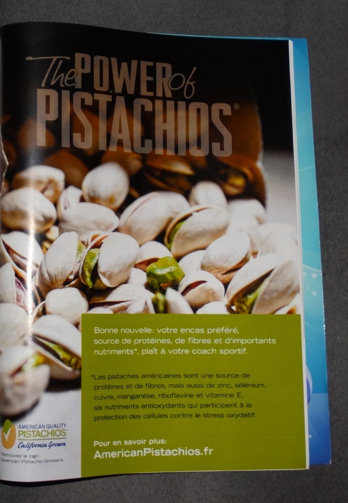 Connaissiez vous &quot;the power of pistachios&quot; ?