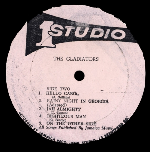 The Gladiators : Album " Studio One Presenting The Gladiators " Studio One Records SOL 1133 [ JA ]