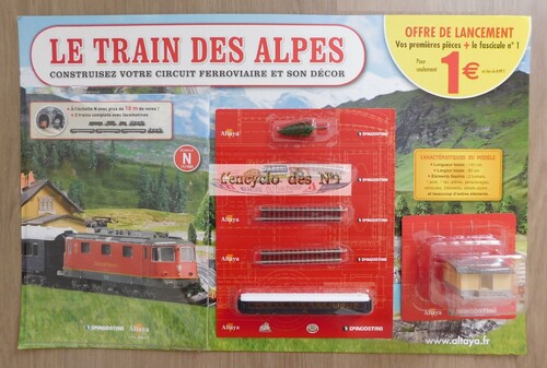 N° 1 Construisez le train des Alpes - Lancement 