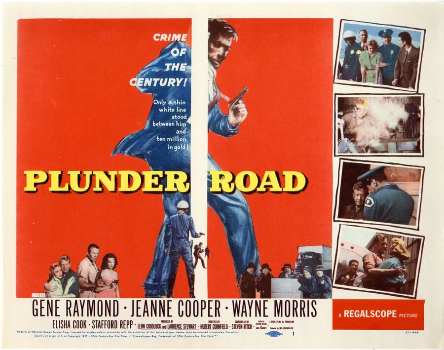 PLUNDER ROAD box office USA 1957