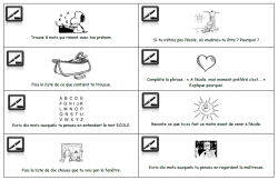 Cartes à écrire, ecriture, expression ecrite, rallye, ce1, ce2, cycle 2, cylce3