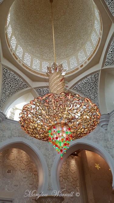 Abu Dhabi : Mosquée 5/ (Salle de prière suite)