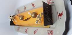 BUCHE CLEMENTINE / MARRON / VANILLE