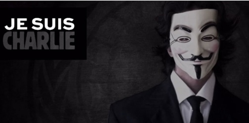 Extrait de la vidéo "Je suis Charlie" publiée par les Anonymous (Capture d'écran YouTube)