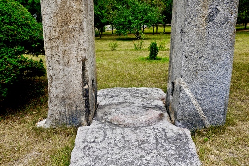 Ce qui reste du temple initial