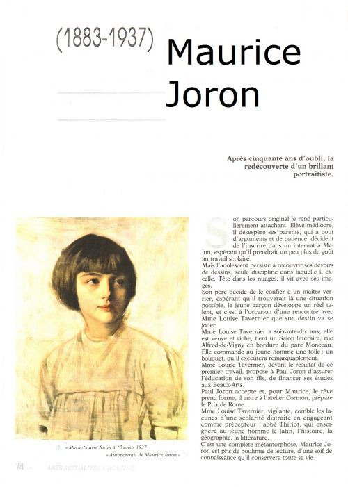 Article d'Anne Wilkinson