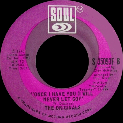 The Originals : Album " Def-I-Ni-Tions " Soul Records S 734L [ US ]