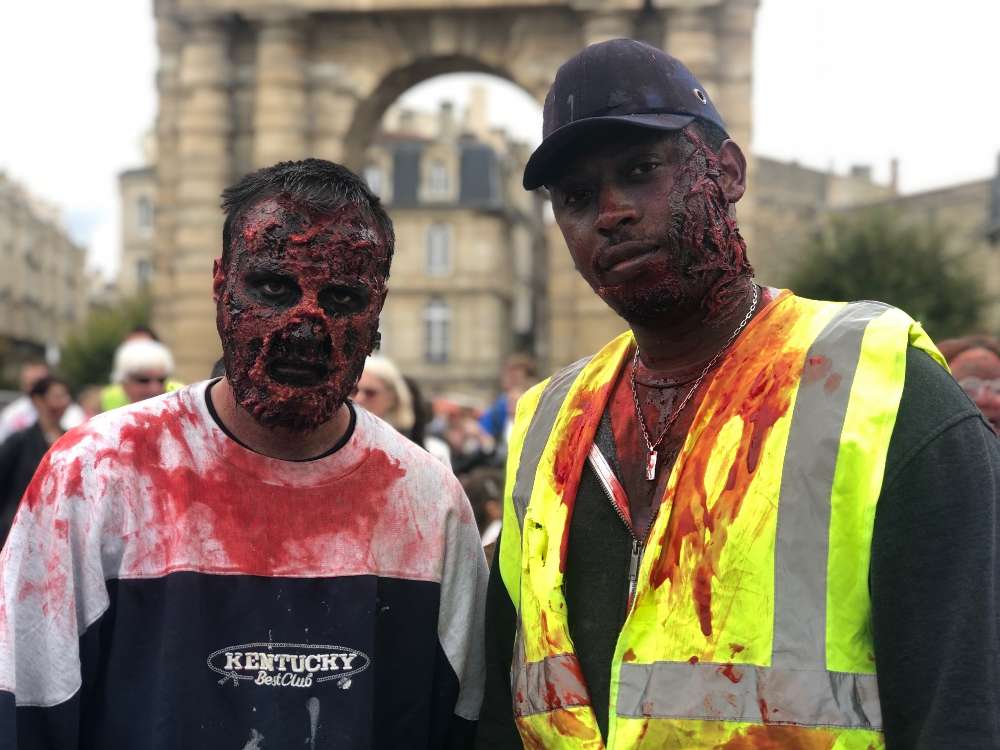 En images. Zombie Walk à Bordeaux : le défilé des morts-vivants dans la  ville - L'indépendant