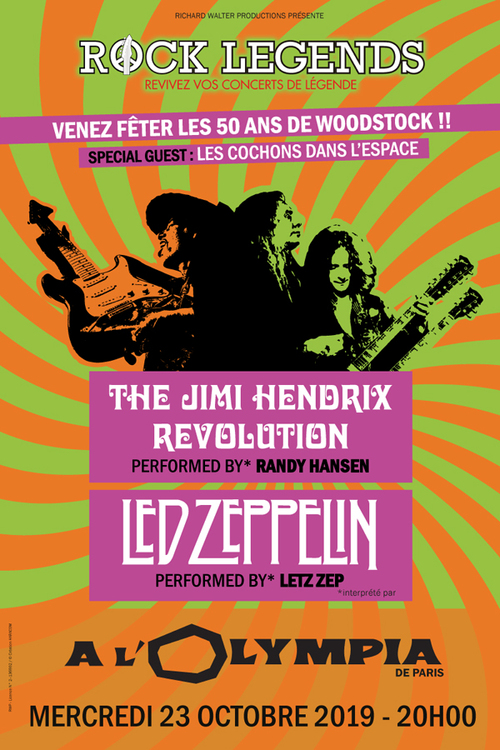 Rock Legends à l'Olympia le 23/10