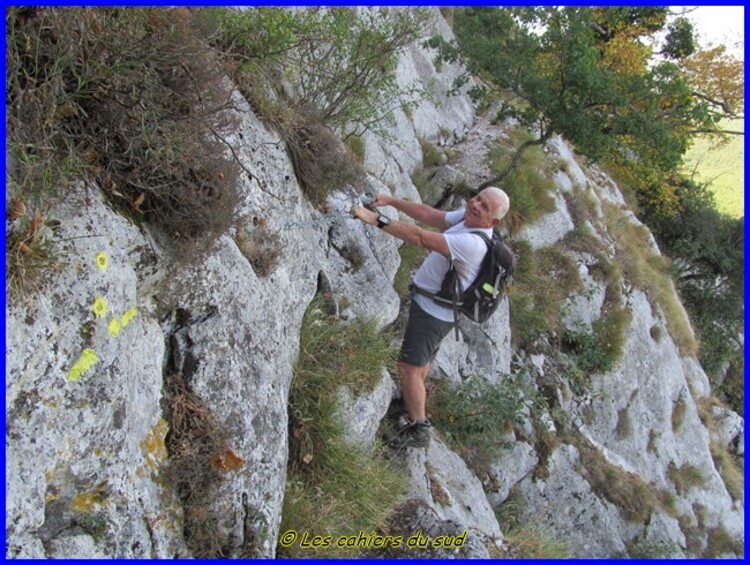 Sainte Baume, voie Gombault-sentier Estruch