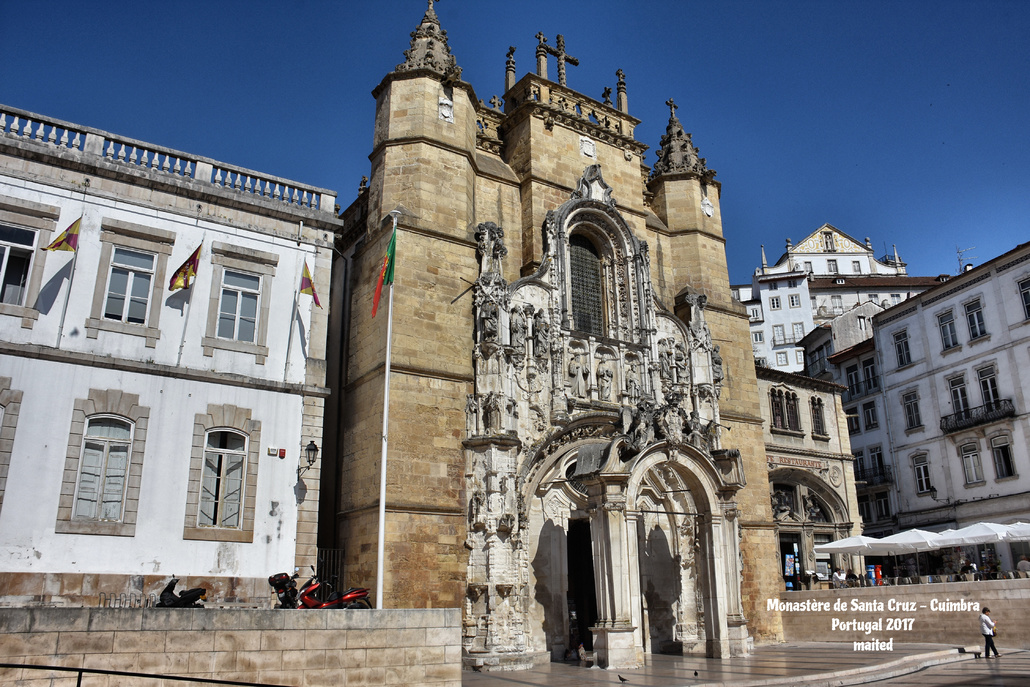 Monastère de Santa Cruz à Coïmbra - Portugal 2017