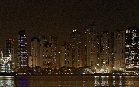 Dubai Marina (de nuit) et diner croisière. Dimanche 18/02/2018