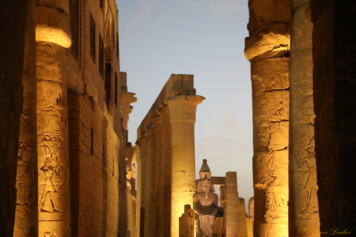 Le temple d'Amon à Louxor, Thèbes, Egypte