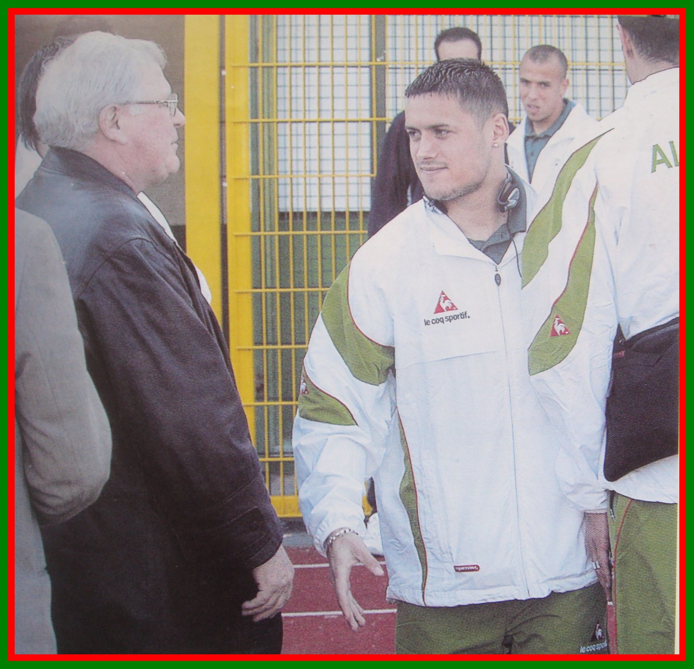 Mai-Septembre 2004 Waseige Robert entraineur belge de l'EN