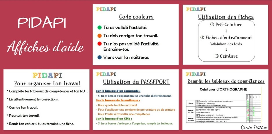 Des outils pour aider les élèves à s'organiser