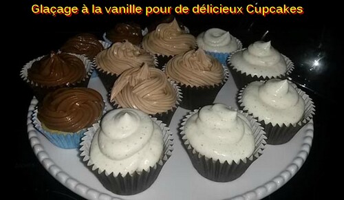 Glaçage à la vanille pour de délicieux Cupcakes