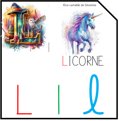formation des lettres en lié: L