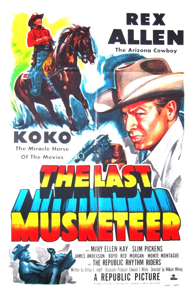 THE LAST MUSKETEER BOX OFFICE USA 1952