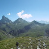De la Pène de Houer (2098 m), panorama,de la vallée de Bious au pic de la Gradillère