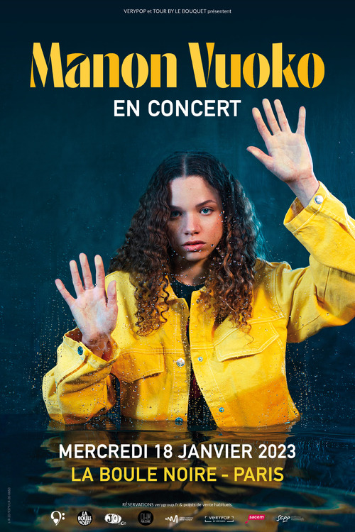 Manon Vuoko, les places de son concert à la Boule Noire le 18/01 sont en vente