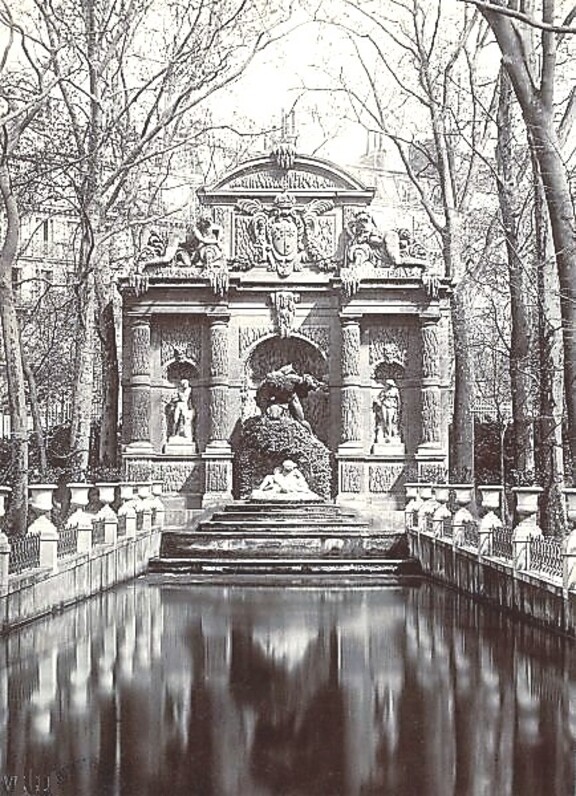 Statues du Jardin du Luxembourg 3 (Ch. Marville 1813-1879)