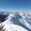 Du sommet Peña Blanca (2366 m), massif d'Aspe, Visaurin, Ansabère et Canaourouye