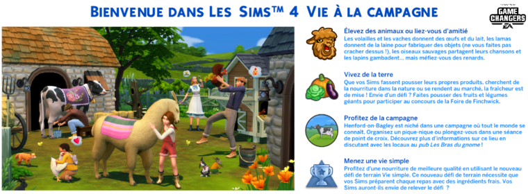 Les Sims 4 Via à la Campagne - Découverte et avis