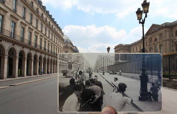 Paris 1944, Paris 2016...des photos géniales !